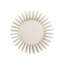 Aaron - Élégant plateau rond abstrait pour table basse - plateau décoratif pour décoration intérieure, cuisine, présentoir à bijoux ou bibelot - 17 po, brun clair