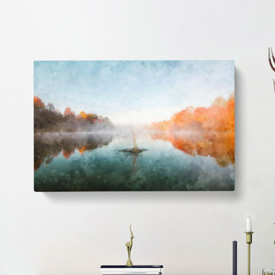 Lake Splash - Wrapped Canvas