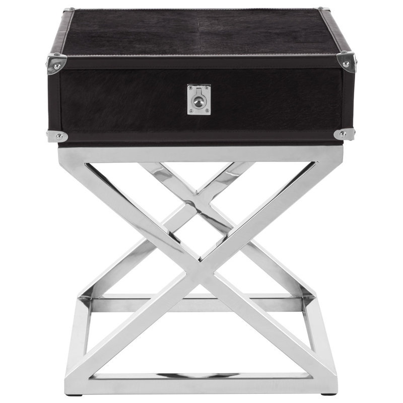 Bremond Cross Legs End Table