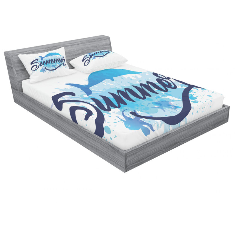 Microfiber Sheet Set, Full Sheet Set with Fitted Sheet