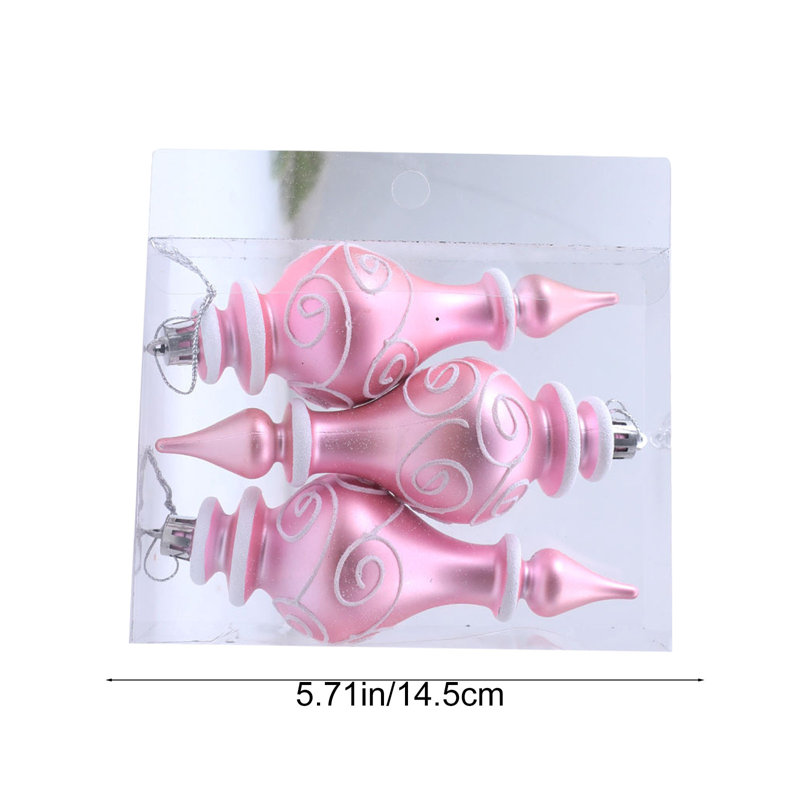 Ensemble de 3 boîtes de cadeau de boules de Noël, K
