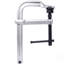 Pince en F robuste, coussin pivotant amovible, pince en F à gorge profonde 5 1/2 po, pince à barre robuste pour le soudage, 8 po x 5 1/2 po