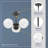 Stoll 3-Light Semi-Flush with Opal Glass