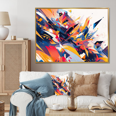 Collage vibrant - imprimé