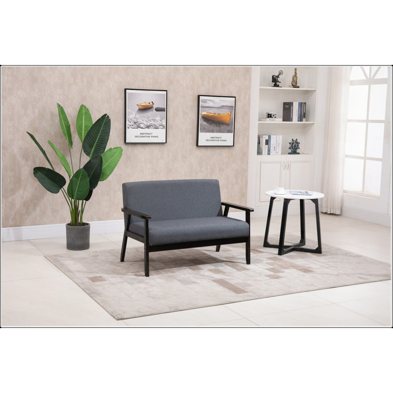 Causeuse gris foncé, Brun