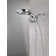 Hydrorain 5 Spray Dual Shower Head and Handheld Shower with Lumicoat and H2Okinetic 1.75 GPM