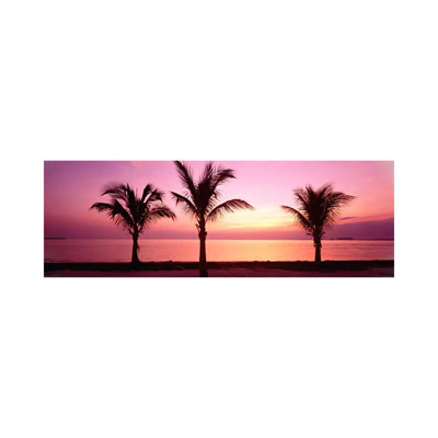 Miami Beach, Florida, USA 1 Piece Wrapped Canvas Panoramic Wall Art