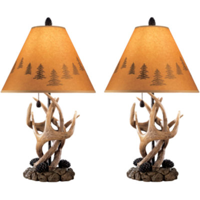Lampe de table en résine Elez
