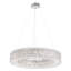 Sarella 18 Light 36in Round Chandelier in Polished Stainless Steel with Clear Heritage Handcut Crystals-411624170-411624174