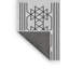 Tapis décoratif géométrique noir principato-453694171
