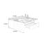 Table basse bulgare en marbre haut de gamme minimaliste