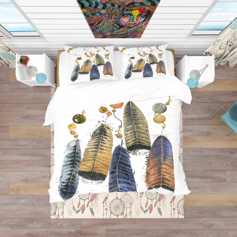 Ensemble de housse de couette sud-ouest, Housse de couette double / grand et 2 taies
