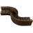Ivancea Upholstered Curved Sectional Reversible-89266741
