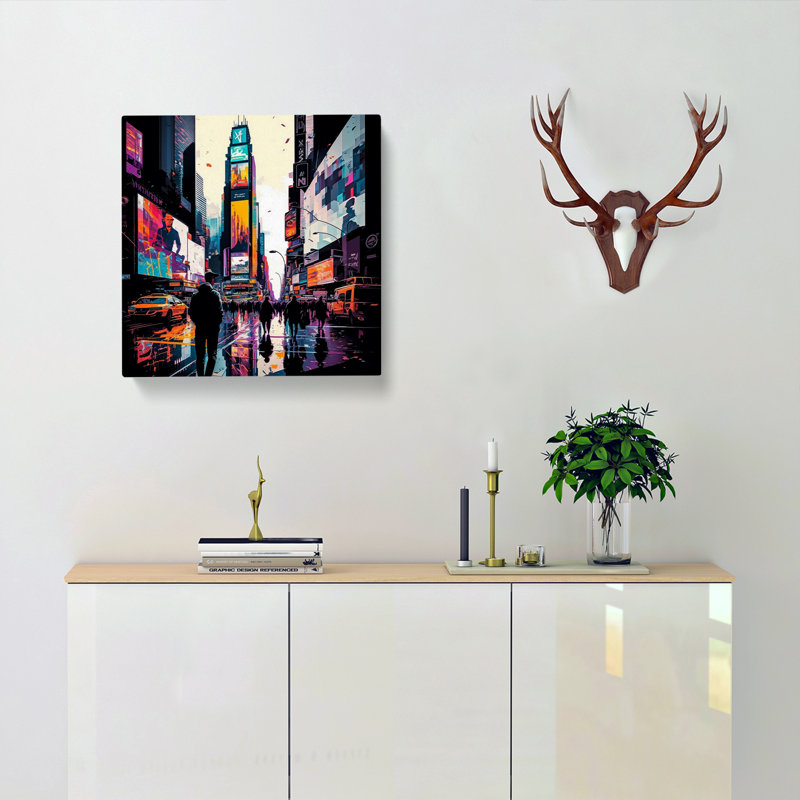 Wrapped Canvas Print - Framed Print, 35cmH x 35cmW