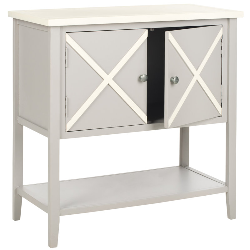 Jenny 30.1'' Solid Wood Sideboard, Grey