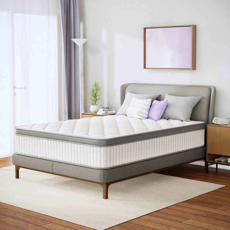 Matelas hybride moelleux 14 po - Sleep by Wayfair ™, Lit double, 14