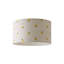 20cm H Fabric Drum Lamp Shade ( Slip-On ) in Cream