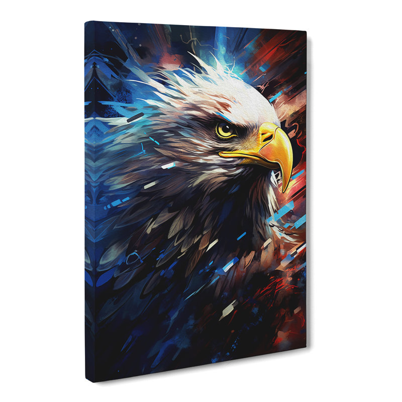 Eagle Futurism - Wrapped Canvas, 76cm H x 50cm W x 3cm D