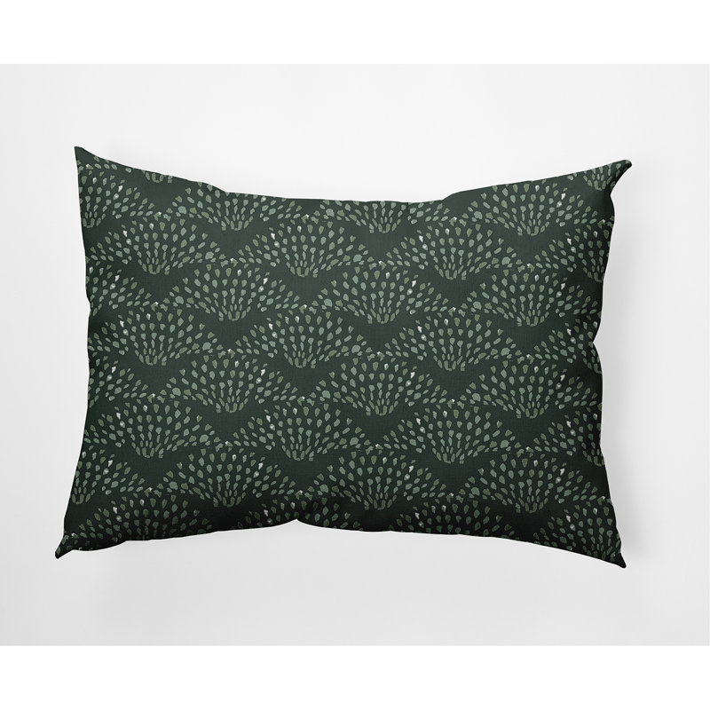 Housse de coussin rectangulaire et insert silwell, Vert