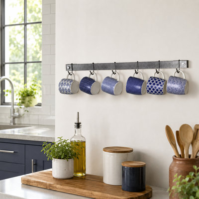 Utensil Bar Handcrafted Wall Mounted Pot Rack