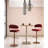 Pejtcho Swivel Upholstered Adjustable Height Counter Stool with Metal Frame-238978976