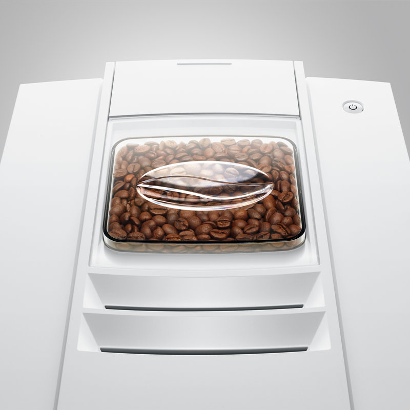 JURA E4 Fully Automatic Coffee & Espresso Machine, Piano White