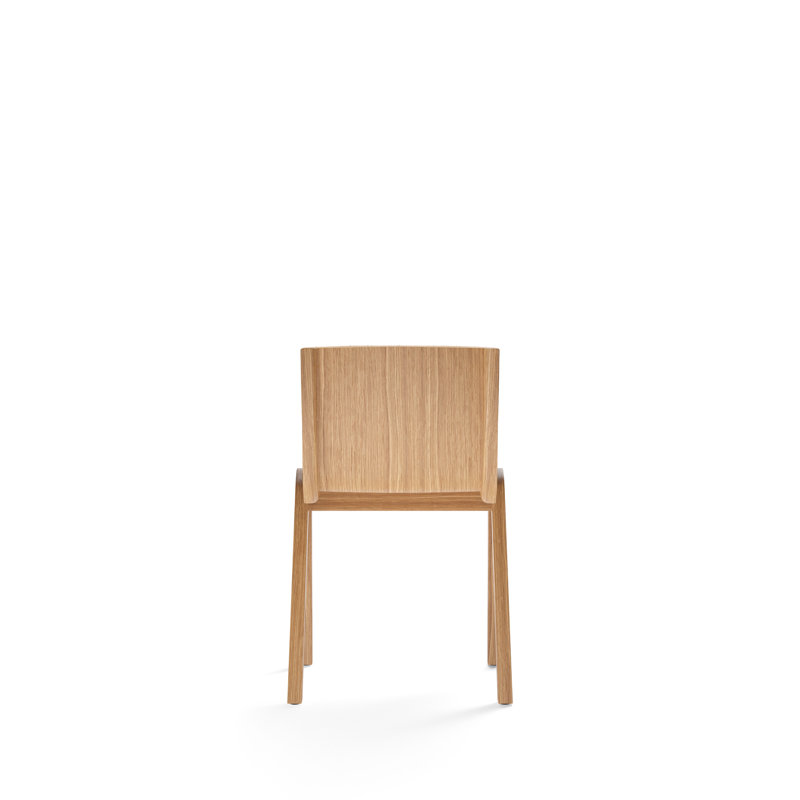 Ready Upholstered Dining Chair, Red Stained Oak, Bouclé 02 Acrylic