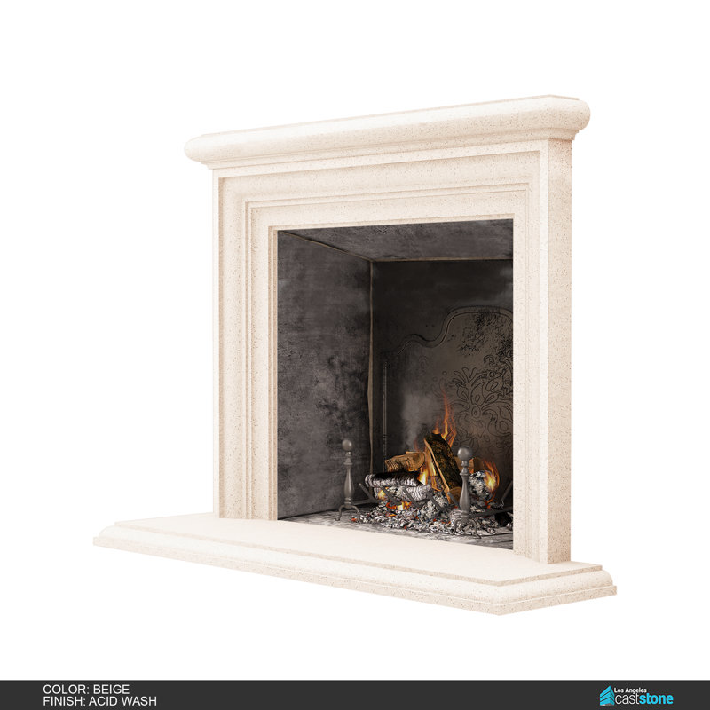 Sonoma Fireplace Surround, Acid Wash Beige