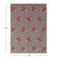 Couverture pour bébé en tricot de coton avec imprimé renard