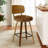 26" Swivel Upholstered Counter Height Bar Stool-830138022-823337385
