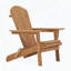 Ensemble de 2 chaises pliantes en bois Adirondack (dossier pré-assemblé)-648539429