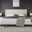 Upholstered Bed Frame with Wing Side-245782667-245782668