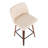 Arabelle Swivel Upholstered Counter Stool