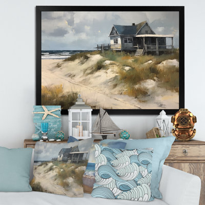 Beach House Tranquility I - Modern Beach Wall Art