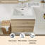Armoire de salle de bain murale intégrée 24 po en bois naturel-657871923