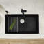 Precis SILGRANIT 32" L X 19" W Super Single Undermount Kitchen SInk-36071238