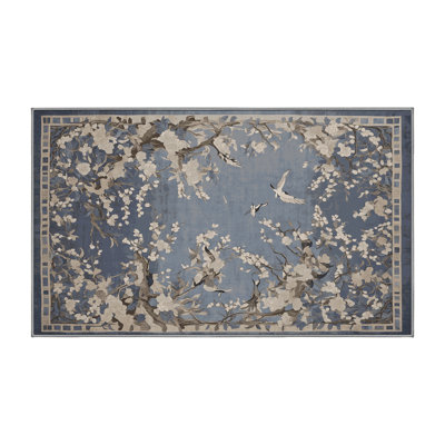 Tapis gris lavable à la machine