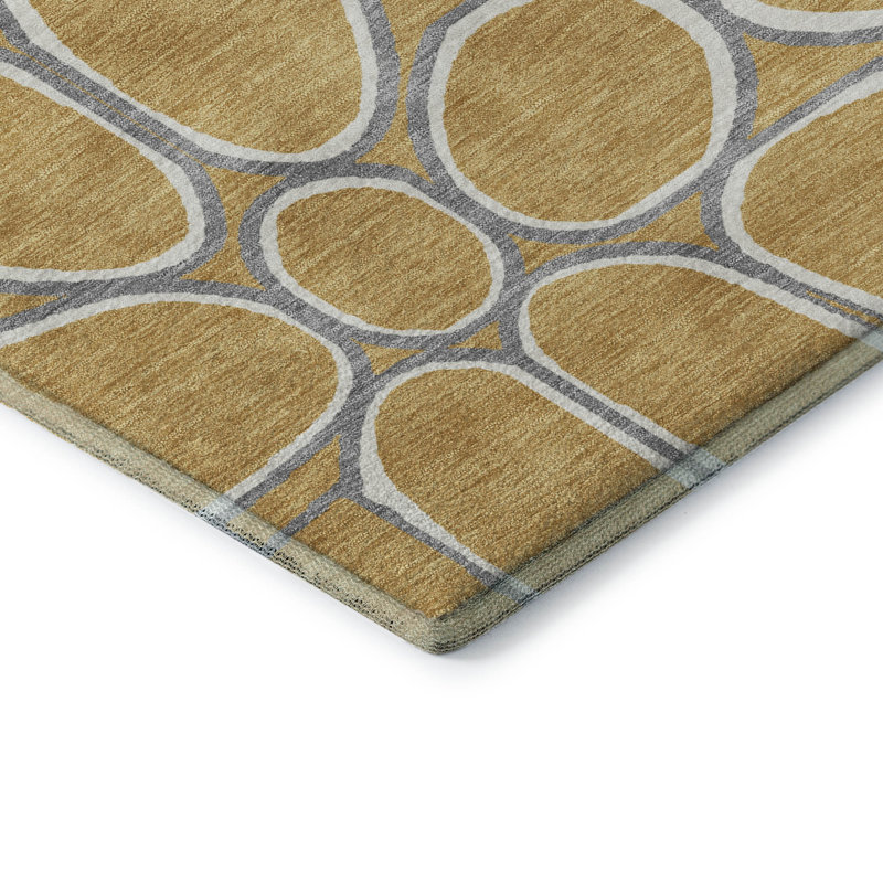 Tapis de qualité supérieure lavable à la machine Corry AMF1041, Rectangle 1 pi 8 po x 2 pi 6 po