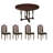 Sturdy Solid Wood Round Dining Table Sets.-112699102