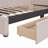 Upholstered Daybed with 2 Storage Drawers Twin Size Sofa Bed Frame No Box Spring Needed, Linen Fabric-1444304689