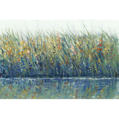 Wildflower Reflection I by Timothy O' Toole - Wrapped Canvas Painting