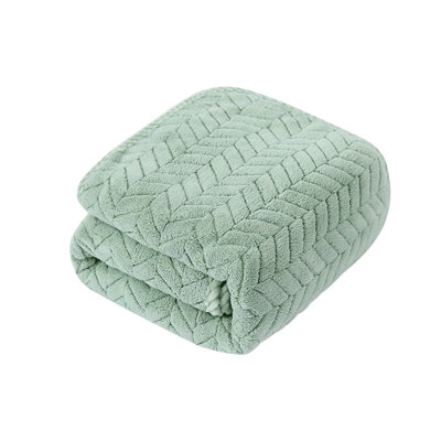 Serviette de bain en velours 4 pièces pour adulte, utilisation quotidienne à la maison