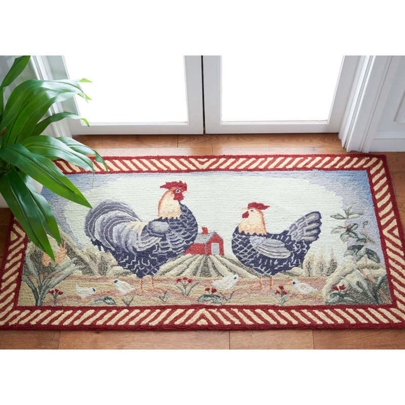 Tapis performance crocheté à la main Taran Easy Care, Rectangle 2 pi 6 po x 5 pi