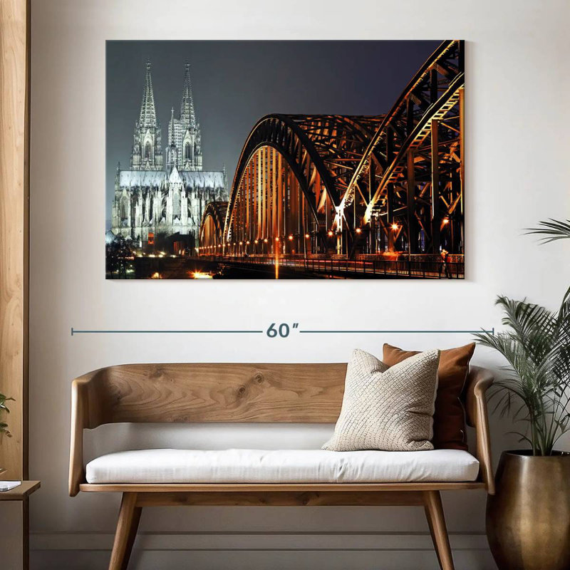 Pont vers la cathédrale de Cologne