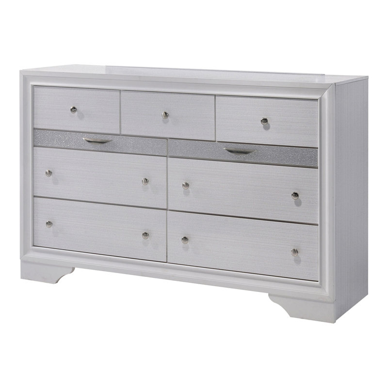 Commode contemporaine 1Pc, Blanc