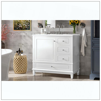 Meuble-lavabo en céramique