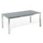 Anfa Rectangular Glass Outdoor Dining Table - 70.8 cm W 90 cm D-26297261