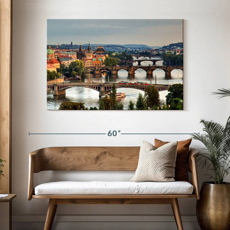 Rorry View Of Prague, 32" H x 48" W