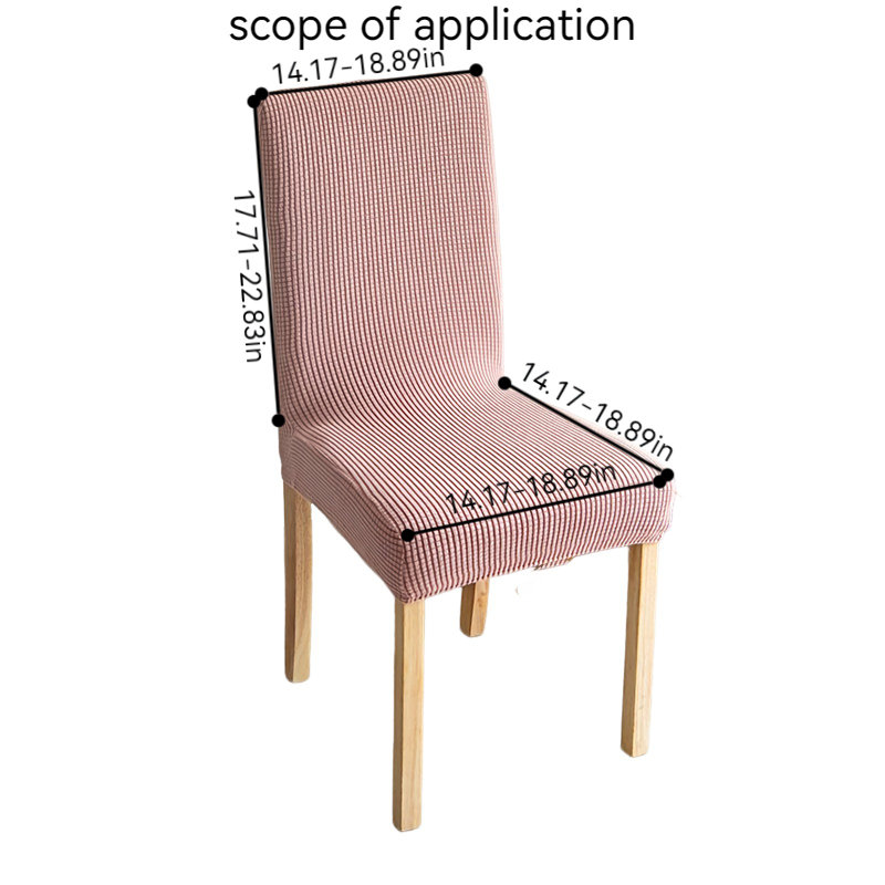 Housse pour chaise de salle à manger