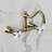 Kingston Brass Vintage Double-Handle 2-Hole Wall Mount Bathroom Faucet